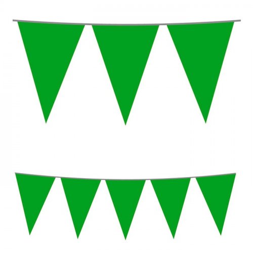 Plastic Flag Banner Green 5m Plastic Flag Banner Green 5m
