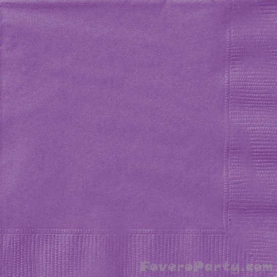 20 Napkins Purple 33X33cm