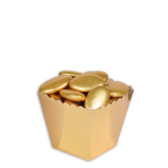 12 Small Gold boxes