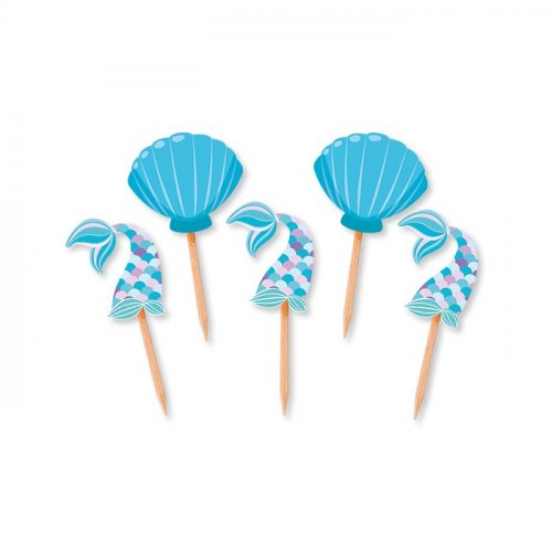 25 Mermaid Picks 4X7cm