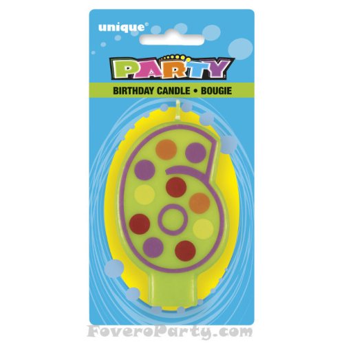 Birthday Candle "6"