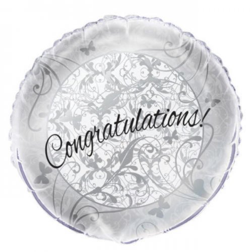 Foil Balloon Congratulations 45cm Foil Balloon Congratulations 45cm