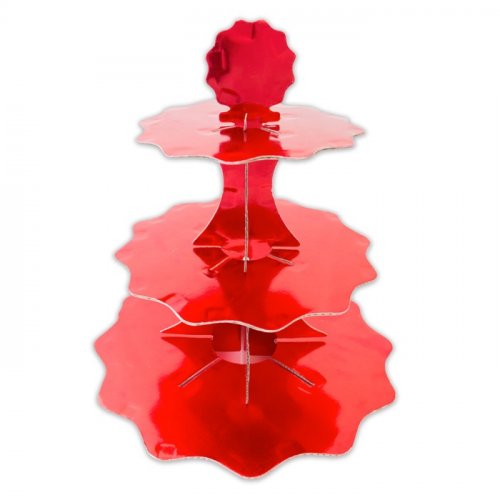 Cupcake stand Red (3 levels) Cupcake stand Red (3 levels)