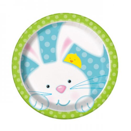 8 Plates Easter Bunny 18cm