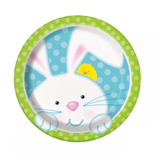 8 Plates Easter Bunny 18cm