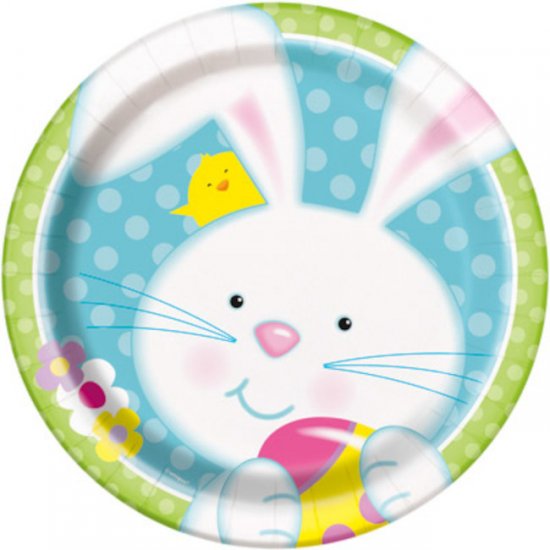 8 Plates Easter Bunny 23cm