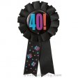 Award Ribbon Birthday 40th