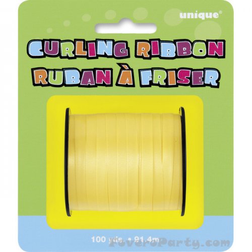 Yellow curl Ribbon 90 meters