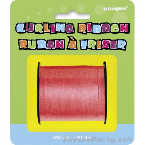Red curl Ribbon 90 meters