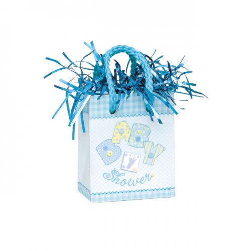 Ballon Weight "Baby Shower" Gift Bag Baby Blue