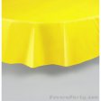 Κίτρινο Πλαστικό Τραπεζομάντηλο 2.13m