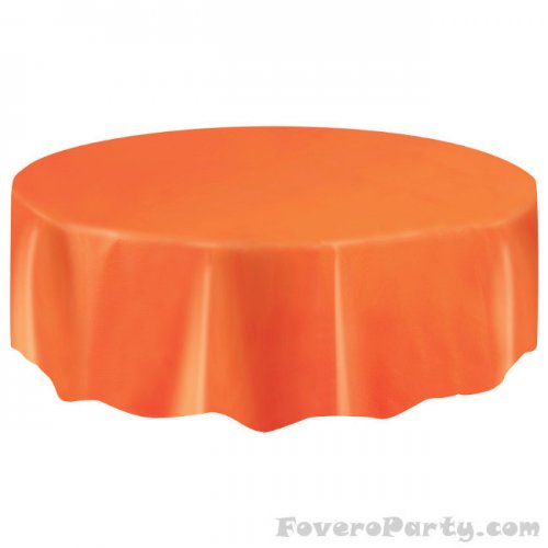 Orange Tablecover Round 213cm  Orange Tablecover Round 213cm