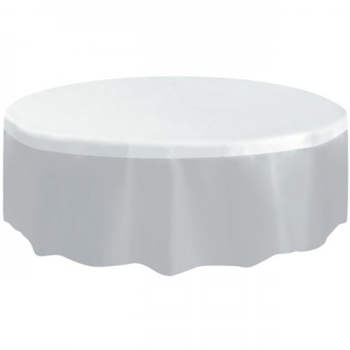Clear Plastic Tablecover Round 213cm