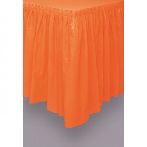 Orange Tableskirt 73cm X 426cm Orange Tableskirt 73cm X 426cm