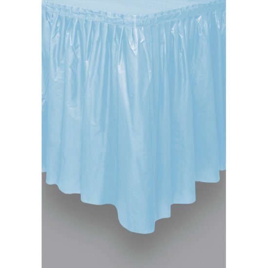 Light Blue Tableskirt 73cm X 426cm
