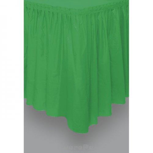 Green Tableskirt 73cm X 426cm Green Tableskirt 73cm X 426cm
