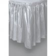 Silver Tableskirt 73cm X 426cm