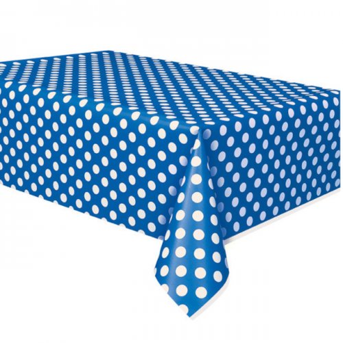 Blue Dots tablecover 134cmX274cm Blue Dots tablecover 134cmX274cm