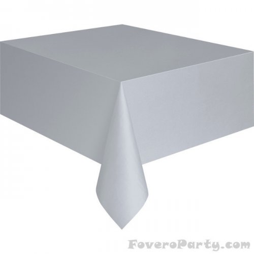 Silver Tablecover 134cmX274cm