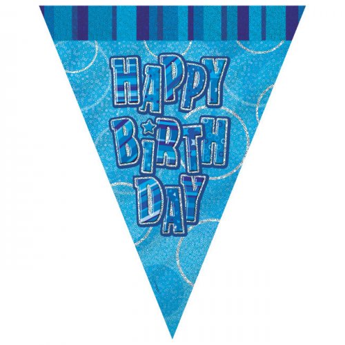 Flag Banner Glitz Blue 3.6m Flag Banner Glitz Blue 3.6m