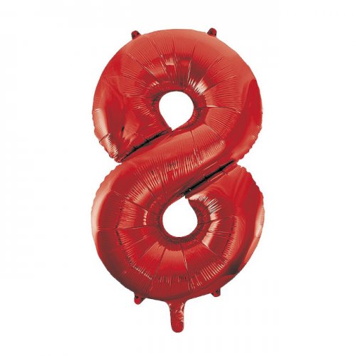 Number 8 Red 85cm