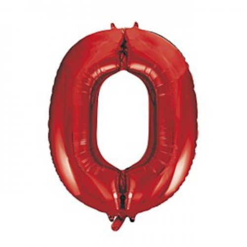 Number 0 Red 85cm