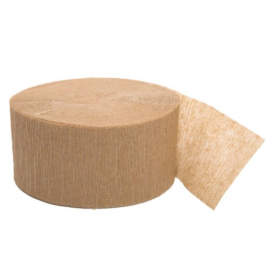 Crepe Streamer Cappuccino 24.5m