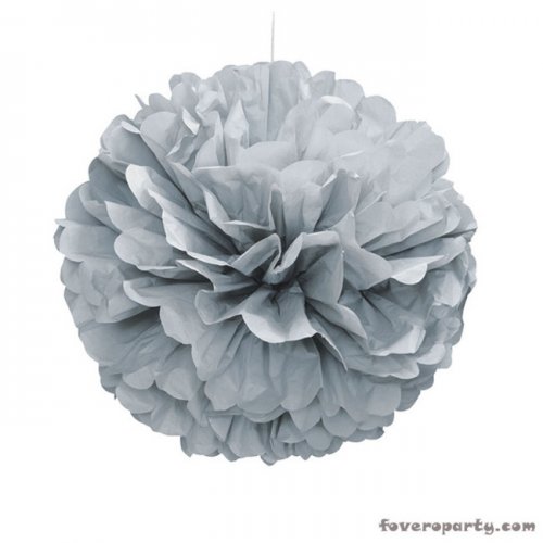 Puff Ball Silver 40cm