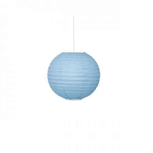Paper Lantern Light Blue 25.4cm  Paper Lantern Light Blue 25.4cm