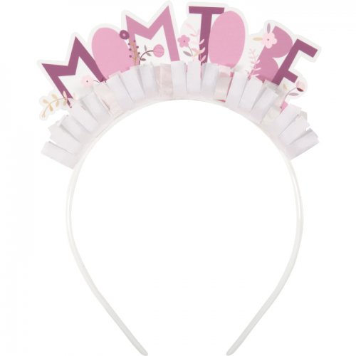 Mom to be Headband Pink