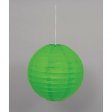 Paper Lantern Lime Green 25.4cm