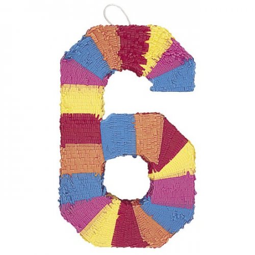 Pinata Numeral 6 Pinata Numeral 6