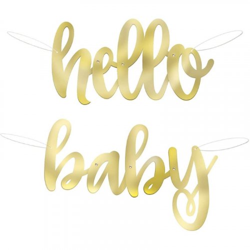 Banner Hello Baby 105cm Banner Hello Baby 105cm