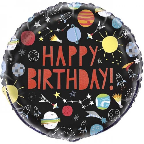 Foil Balloon Outer Space