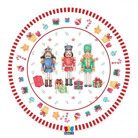 5 Paper Placemats Nutcracker 32cm