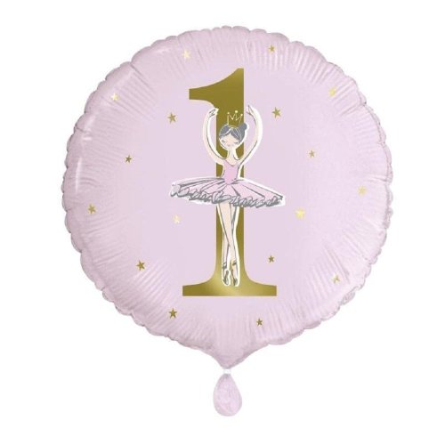 Foil Balloon 1st Ballerina
