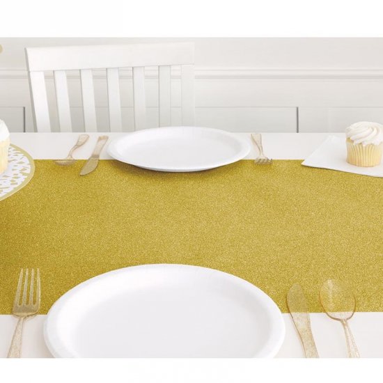 Table runner Gold 33x274cm