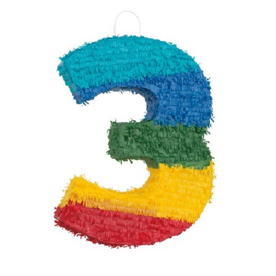 Pinata Numeral 3