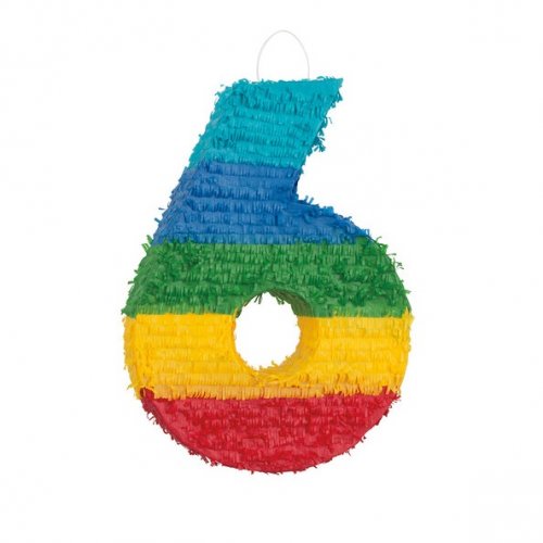 Pinata Numeral 6 Pinata Numeral 6