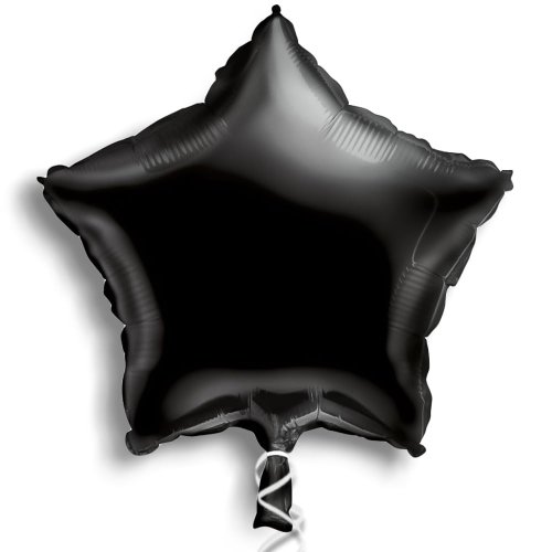 Foil Balloon Star Black 45cm