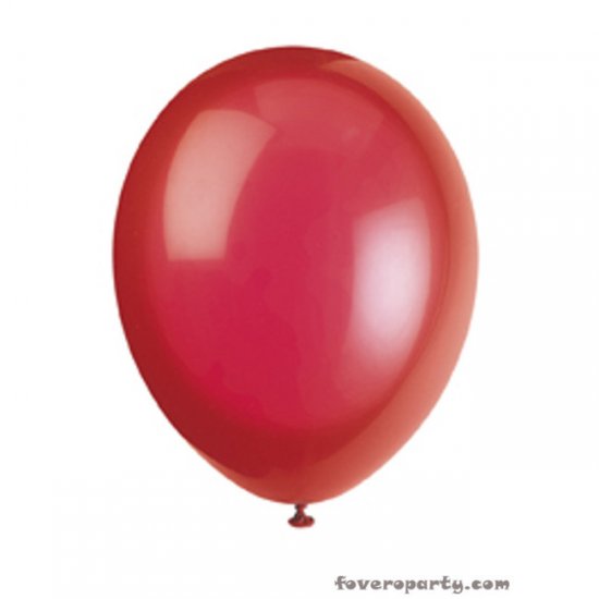 10 Balloons Red 30cm