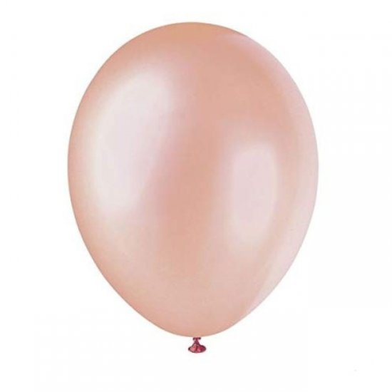 10 Balloons Pearlized RoseGold 30cm