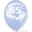 5 Balloons No.65 Assorted colours 30cm