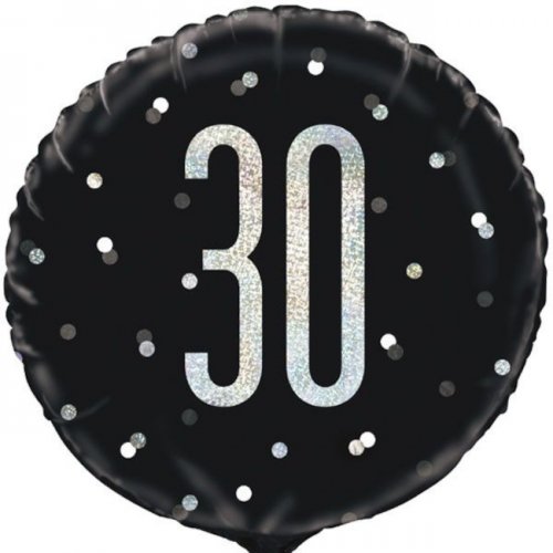 Foil Balloon 30th Birthday 45cm