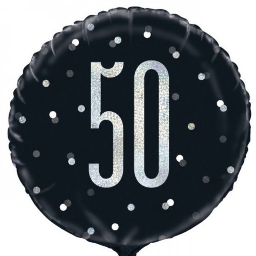 Foil Balloon 50th Birthday 45cm