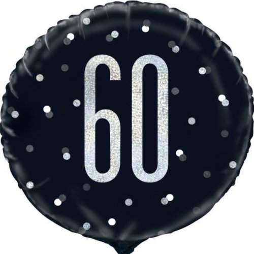 Foil Balloon 60th Birthday 45cm
