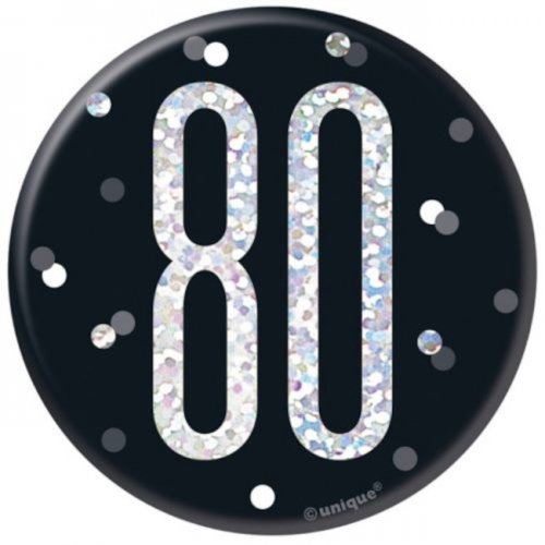 Badge Birthday 80th