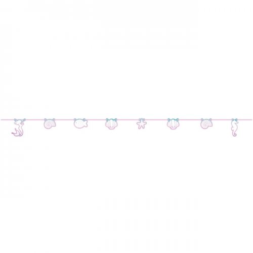 Paper Banner Elegant Mermaid 2.30m