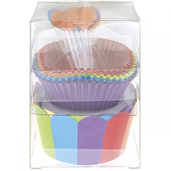 24 Rainbow Deluxe Cupcake kit