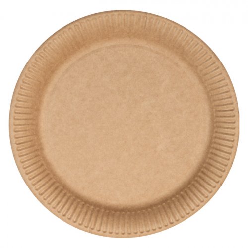 10 Paper Plates Kraft 19cm 10 Paper Plates Kraft 19cm